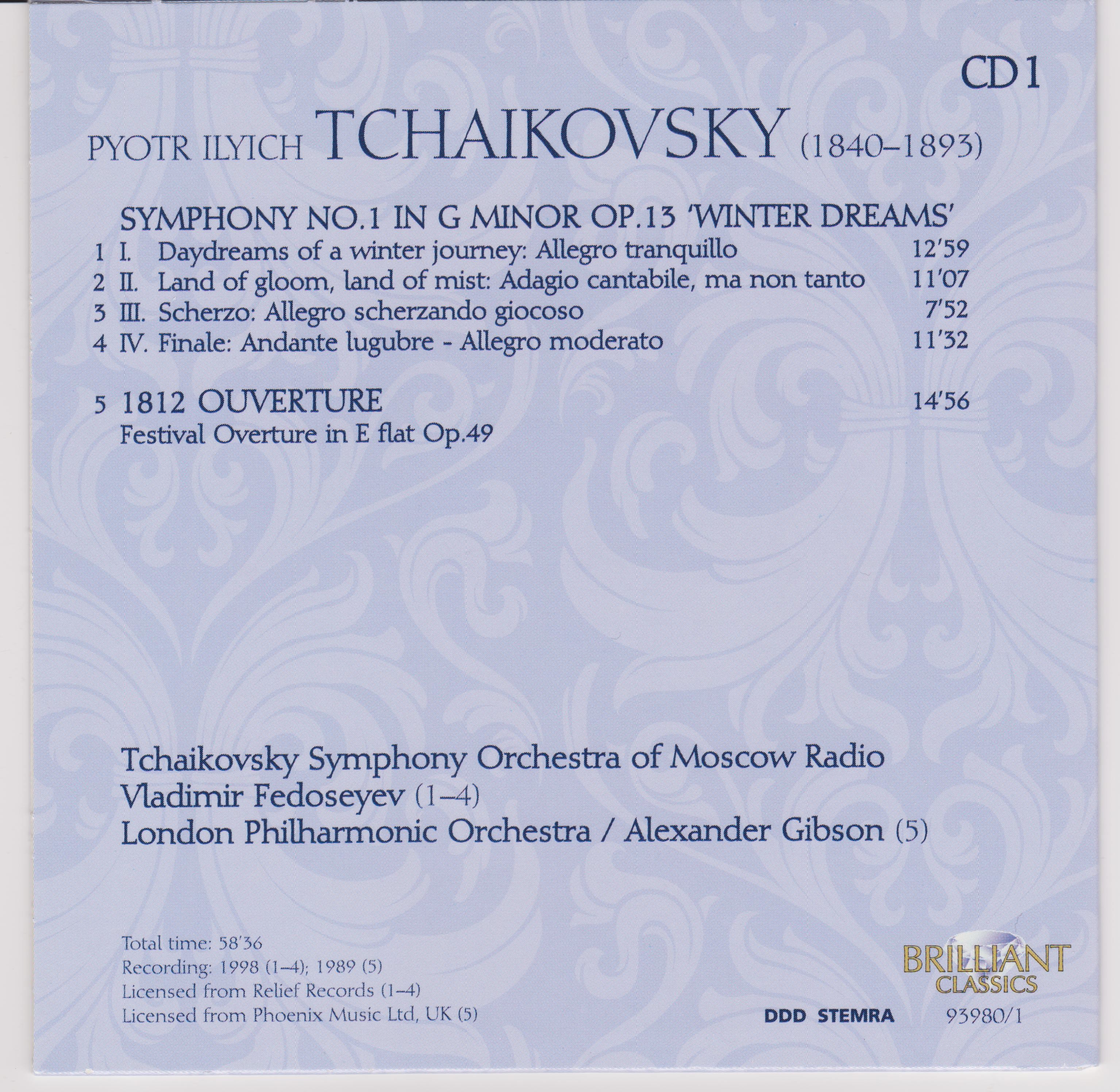 CD 01 [Symphony N.1; 1812 Overture]/3 back.jpg