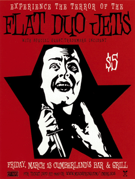 Flat Duo Jets-Lucky Eye (1998)/Flat duo jets print 1998.gif