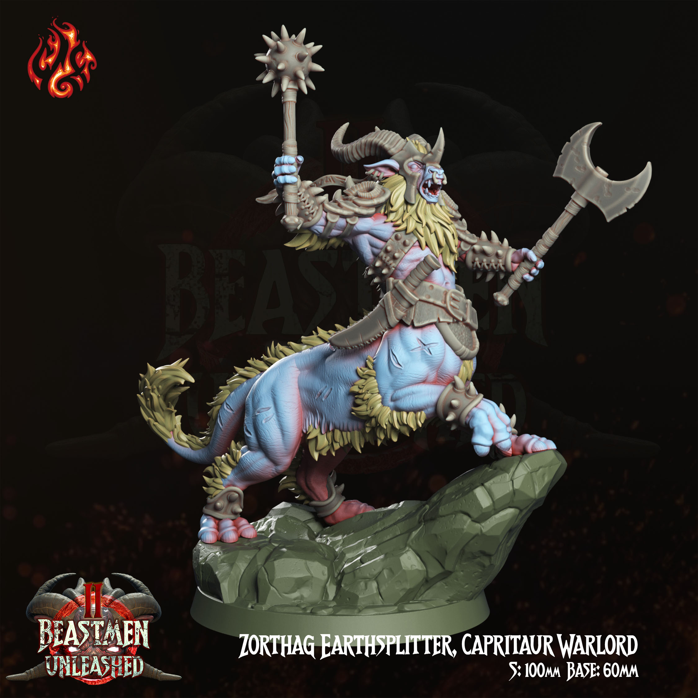 Miniature Files/1. Zorthag Earthsplitter/Zorthag Earthsplitter, Capritaur Warlord 2.jpg