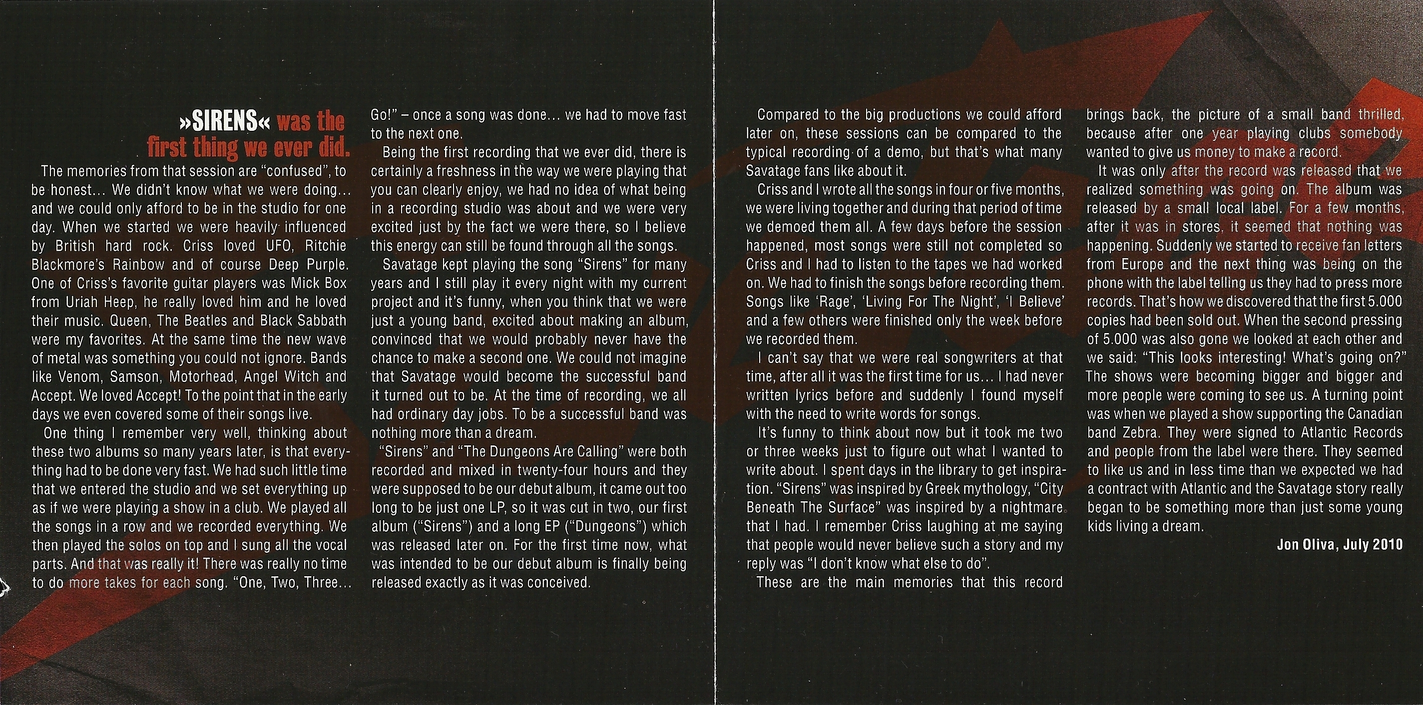 1983, 1984 - Sirens & The Dungeons Are Calling/Scans/Booklet_02-03.jpg