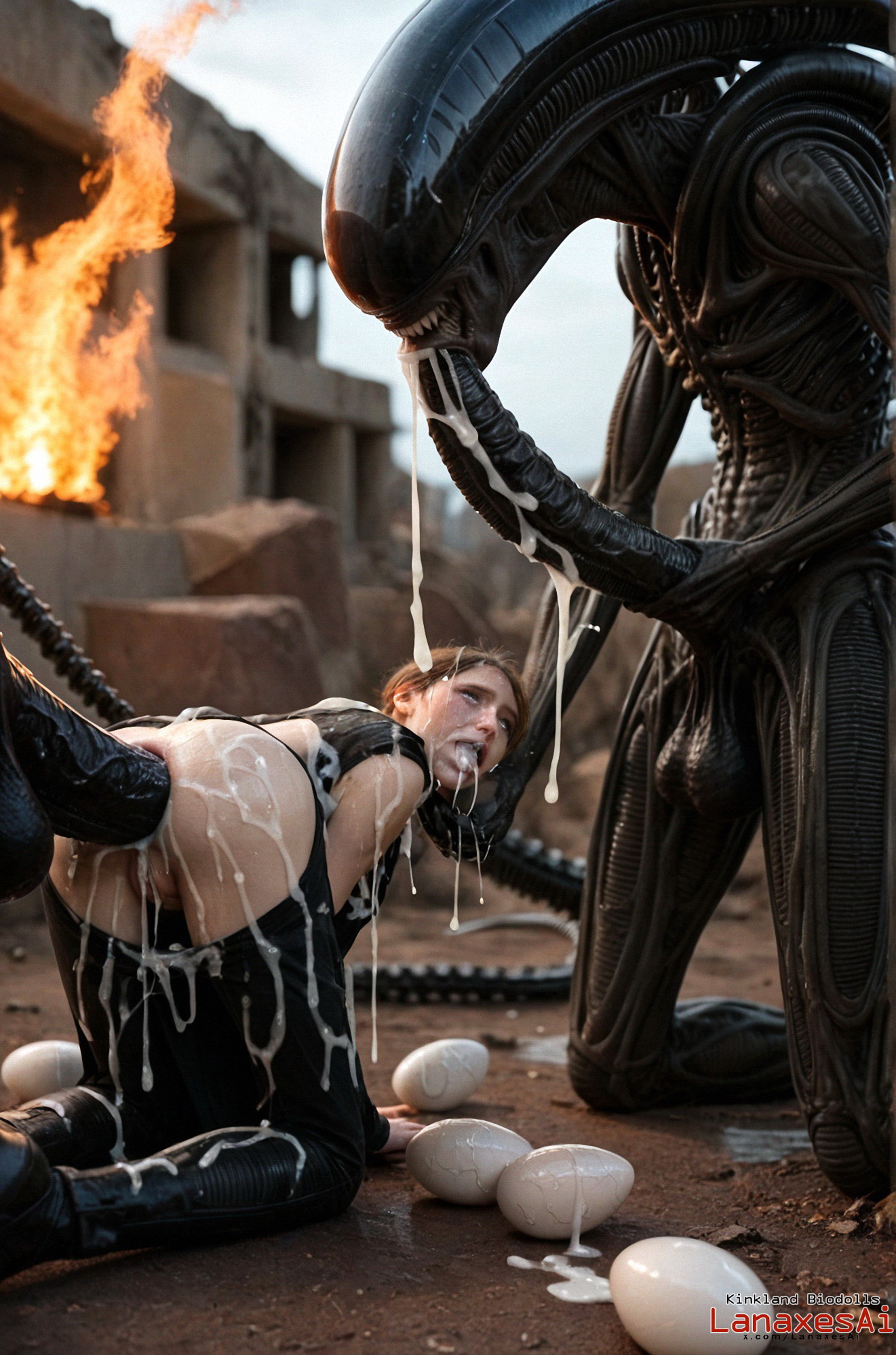 (LanaxesAi) [AI Generated] Kinkland Egg Biogirls_ ALIEN INVASION. Part I/Alien_1_085.jpg