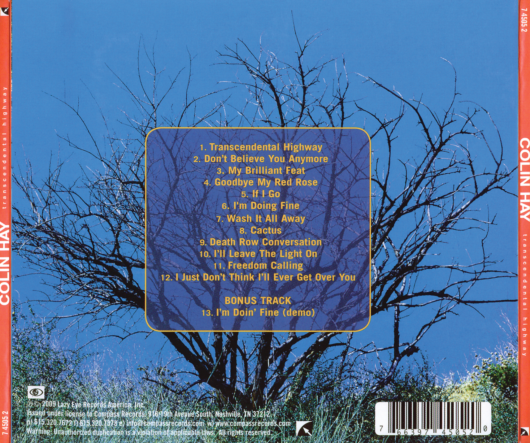 Colin Hay - Transcendental Highway back.jpg