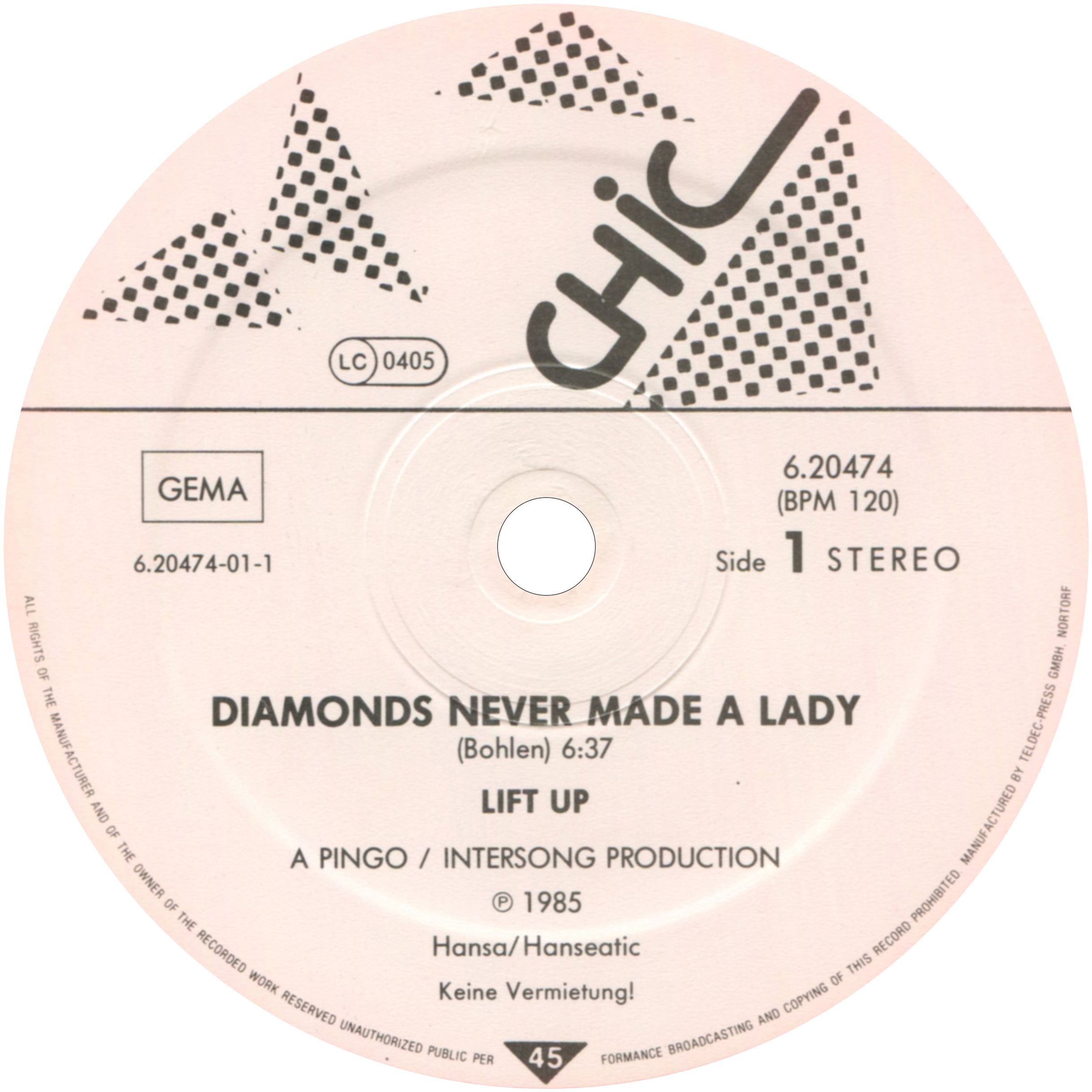 Covers (Diamonds Never Made A Lady)/Label A.jpg