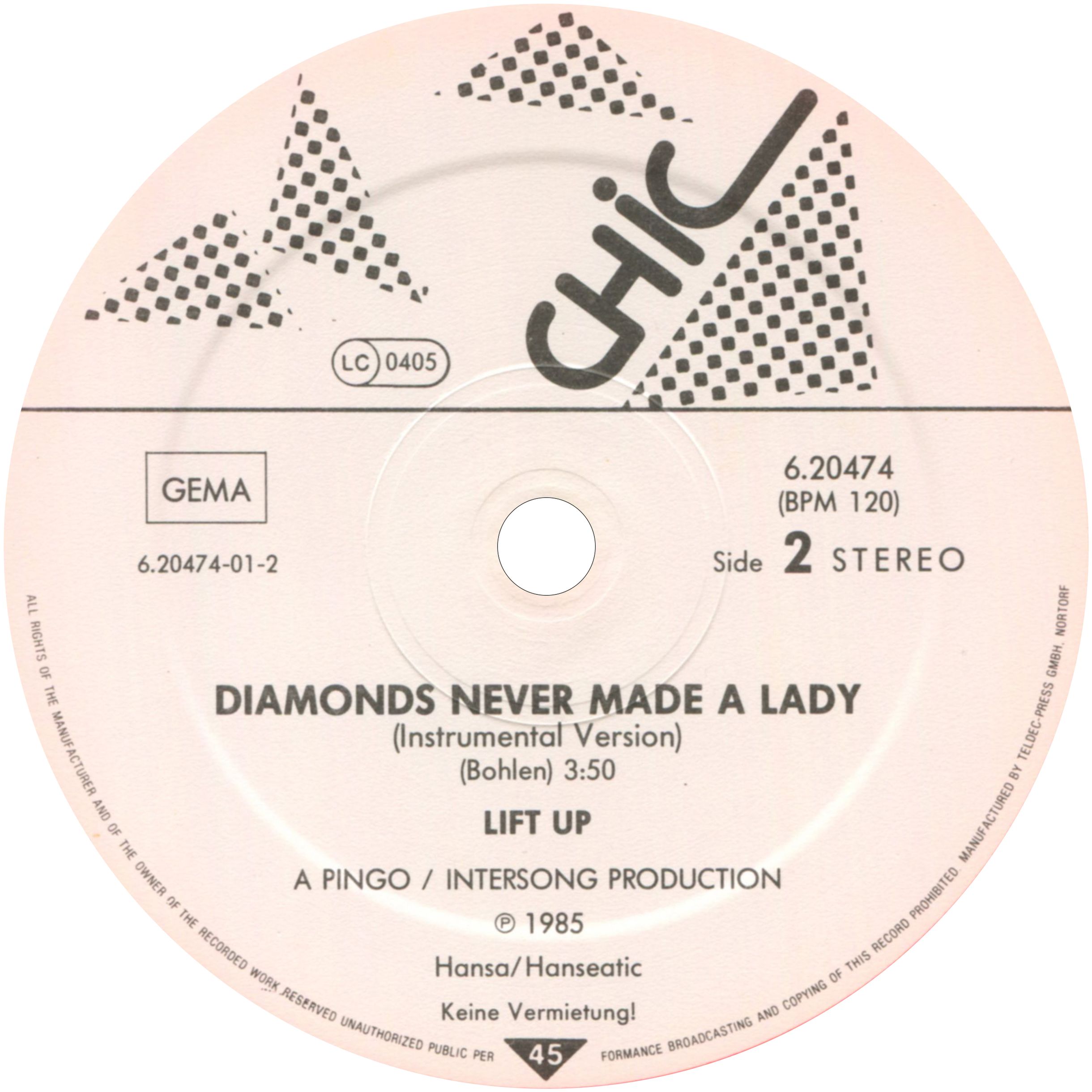 Covers (Diamonds Never Made A Lady)/Label B.jpg