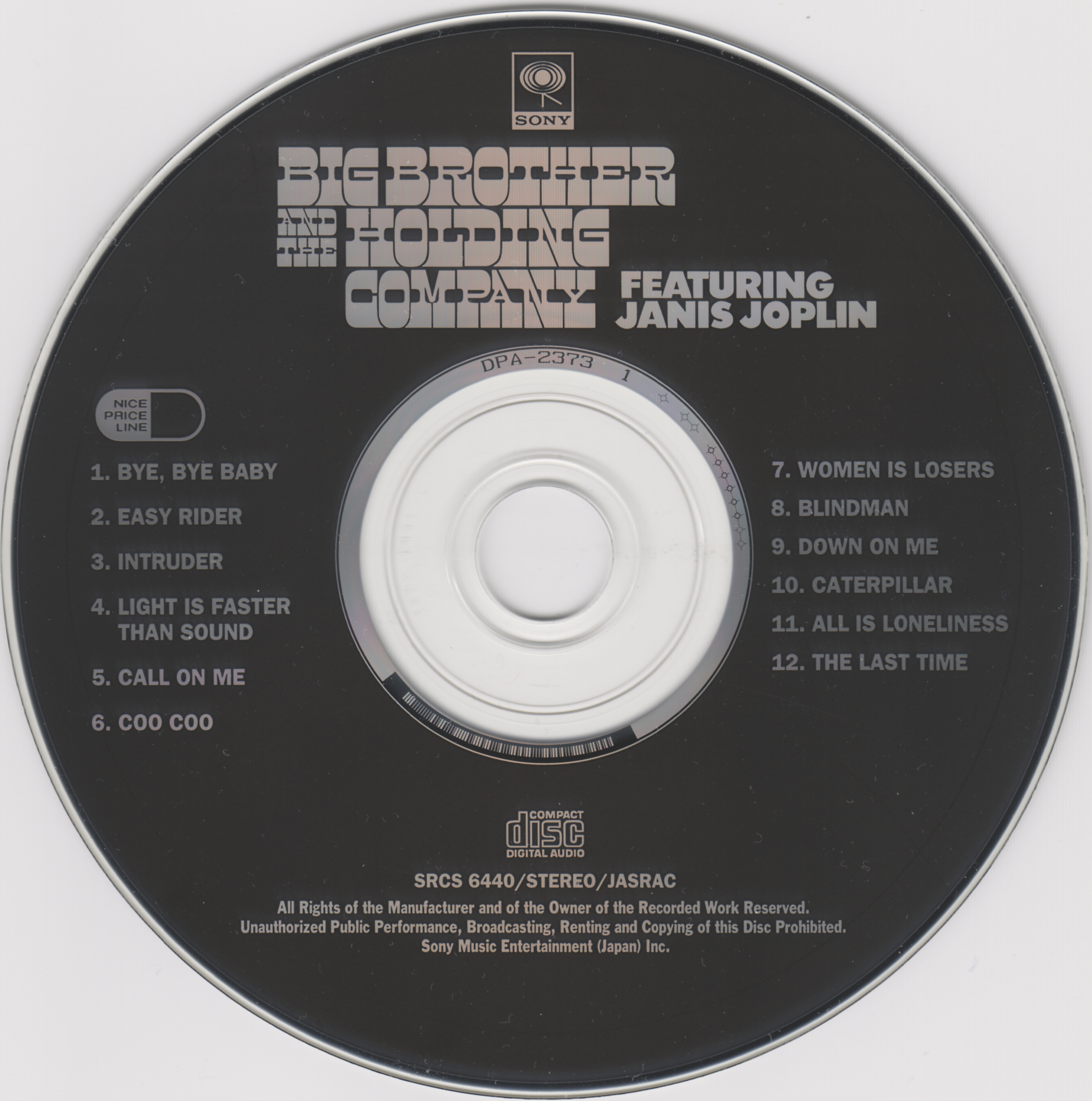 1967 - Big Brother & The Holding Company - Big Brother & The Holding Company/Covers/Disc.jpg