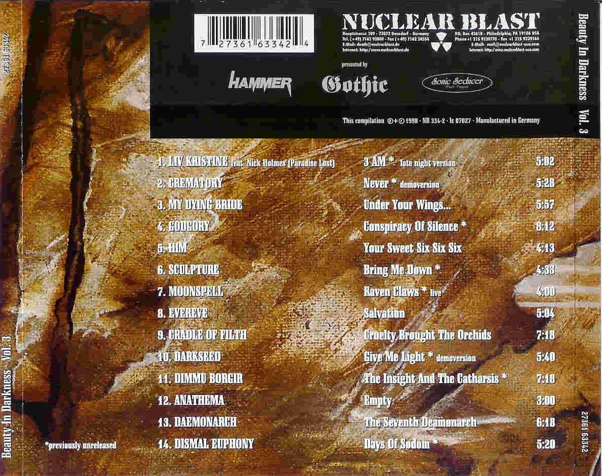 1998 - Beauty In Darkness Vol.3/Cover - Back.jpg