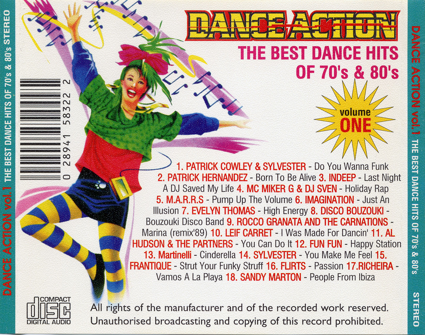 Dance Action Volume 1/Covers/Back.jpg
