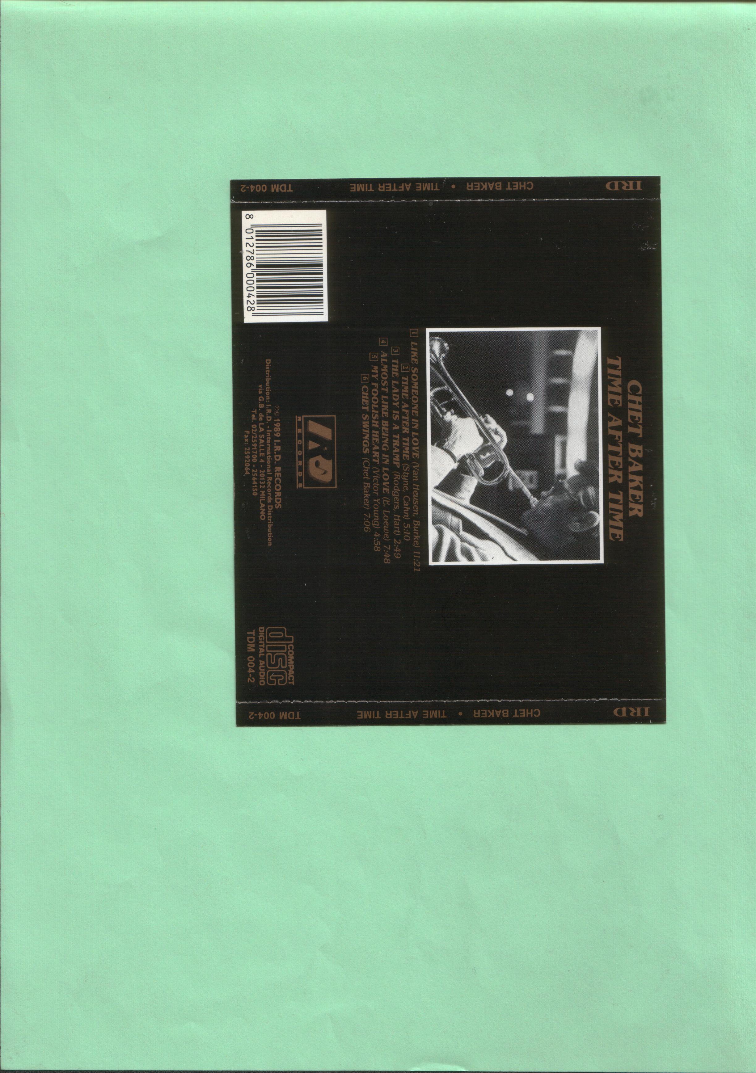 art/Chet Baker - Time After Time-back.JPG