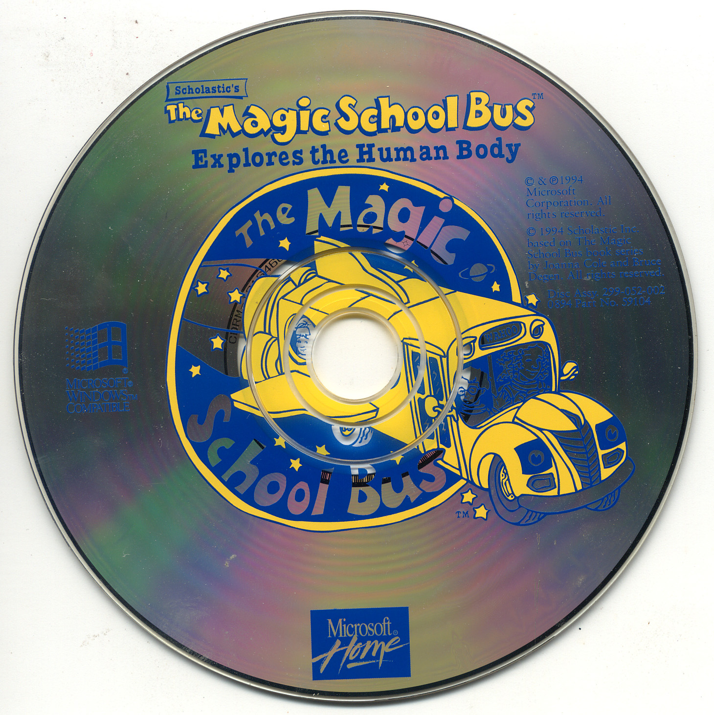 Microsoft Scholastic The Magic Schoolbus Explores The Human Body - CD.jpg