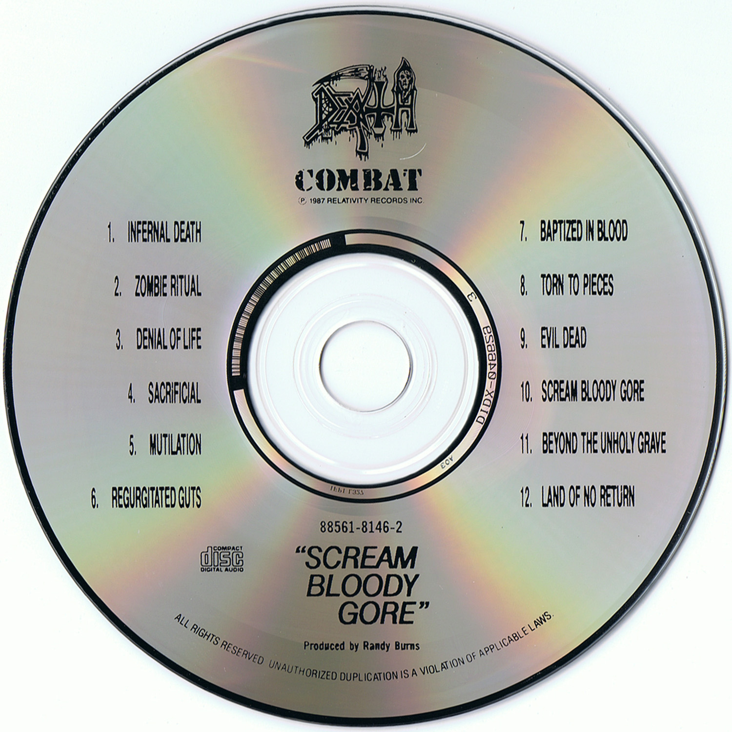 albums/1987. Scream Bloody Gore [88561-8146-2]/Artwork/03.jpg