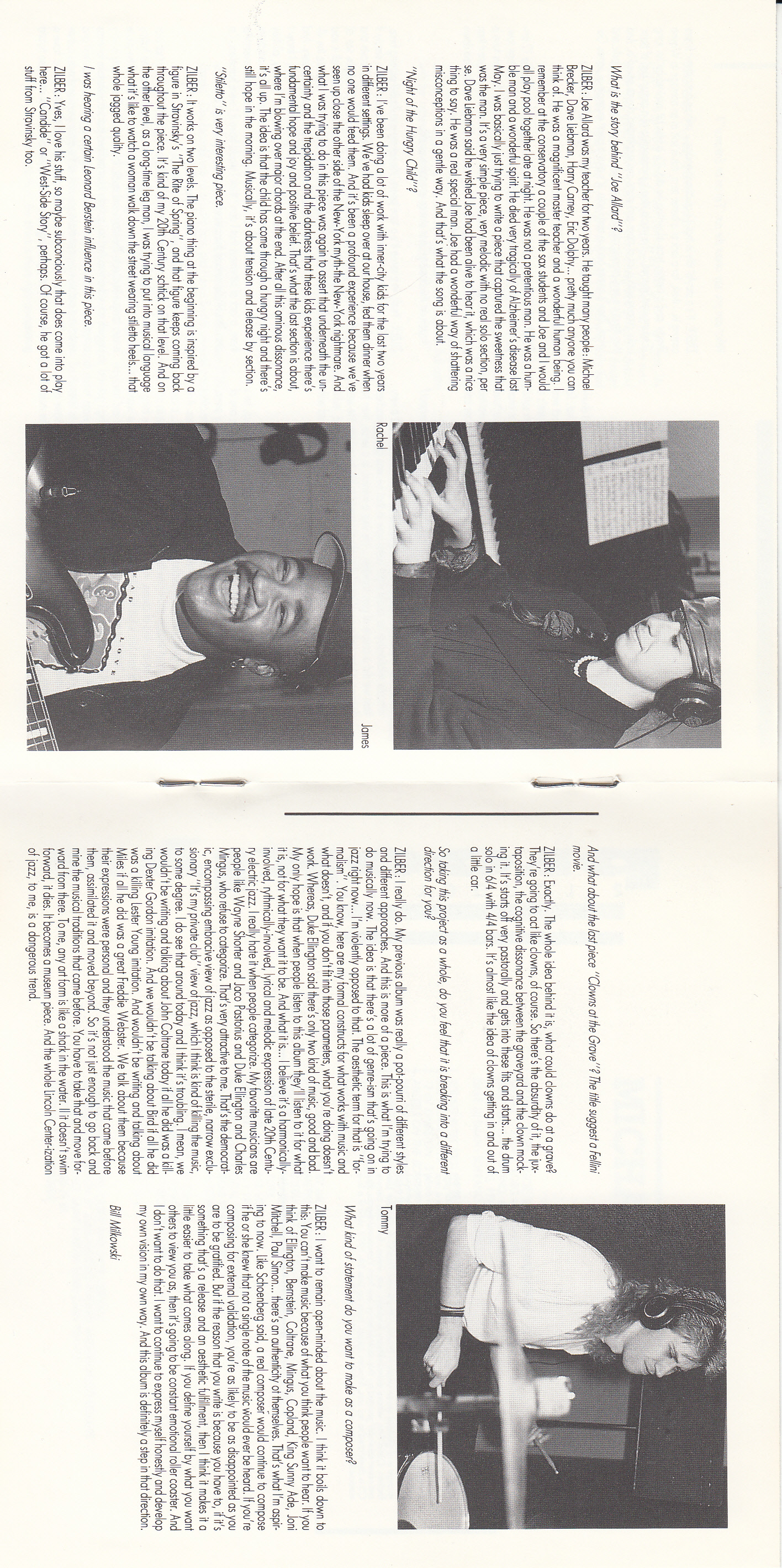 1992 Michael Zilber - Stranger In Brooklyn (1992) by pere1109/Art/booklet2.jpg