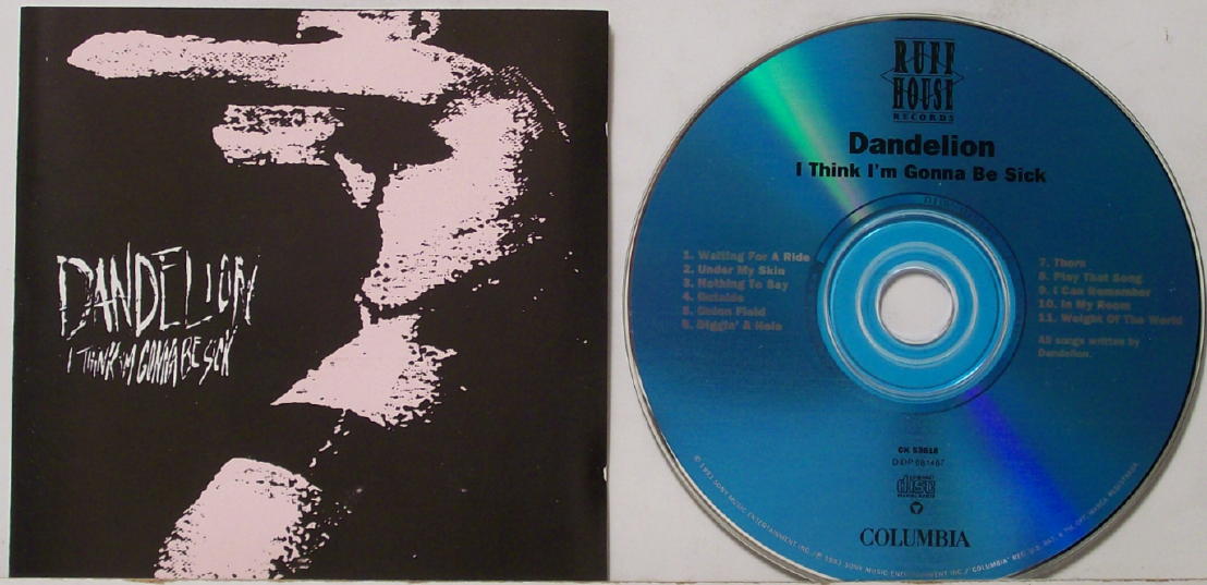 Dandelion - I Think I'm Gonna Be Sick (1993) FLAC/front+cd.jpg