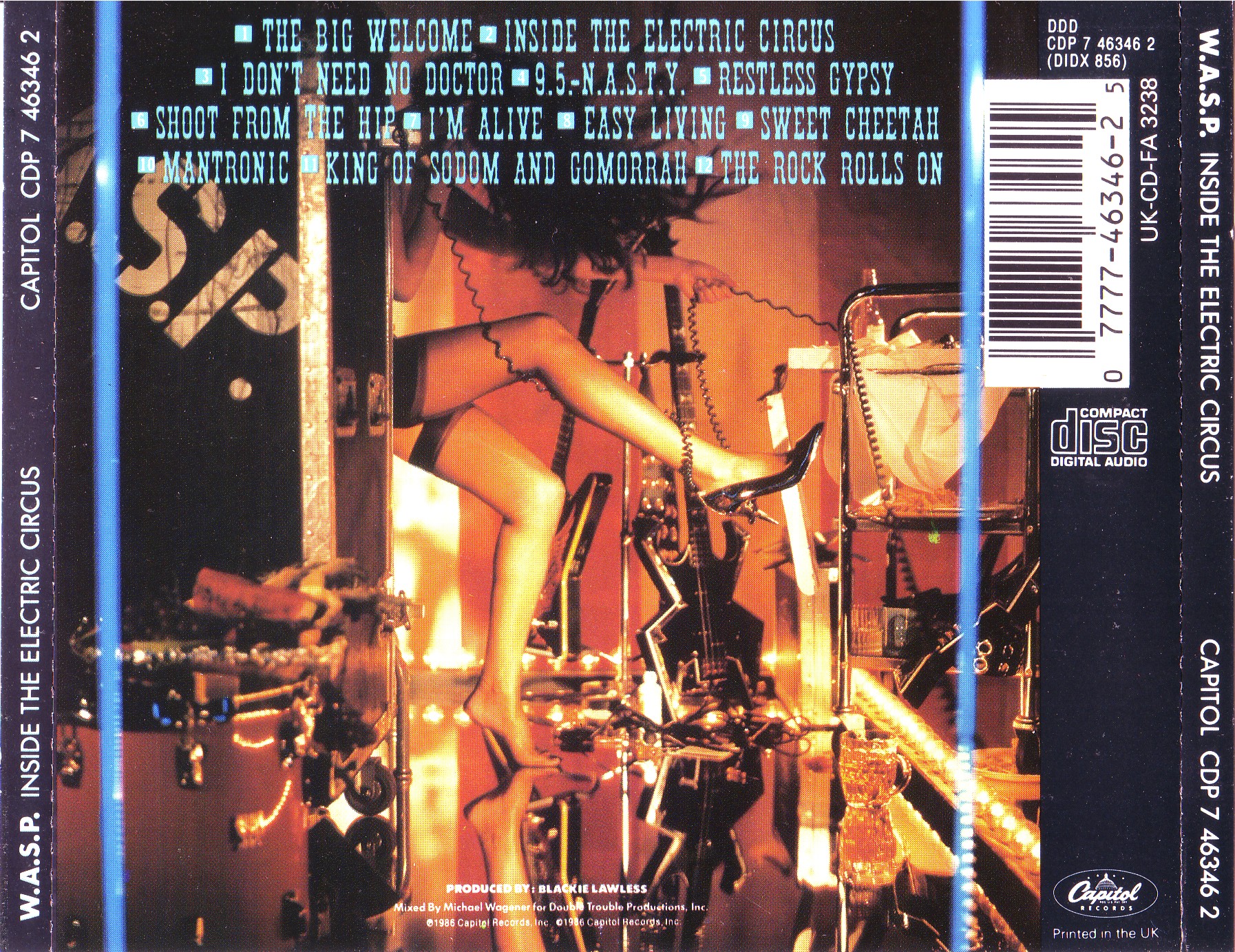 W.A.S.P. - Inside The Electric Circus - 1986. FLAC (image+.cue), lossless/W.A.S.P. '86. Covers/Back.jpg