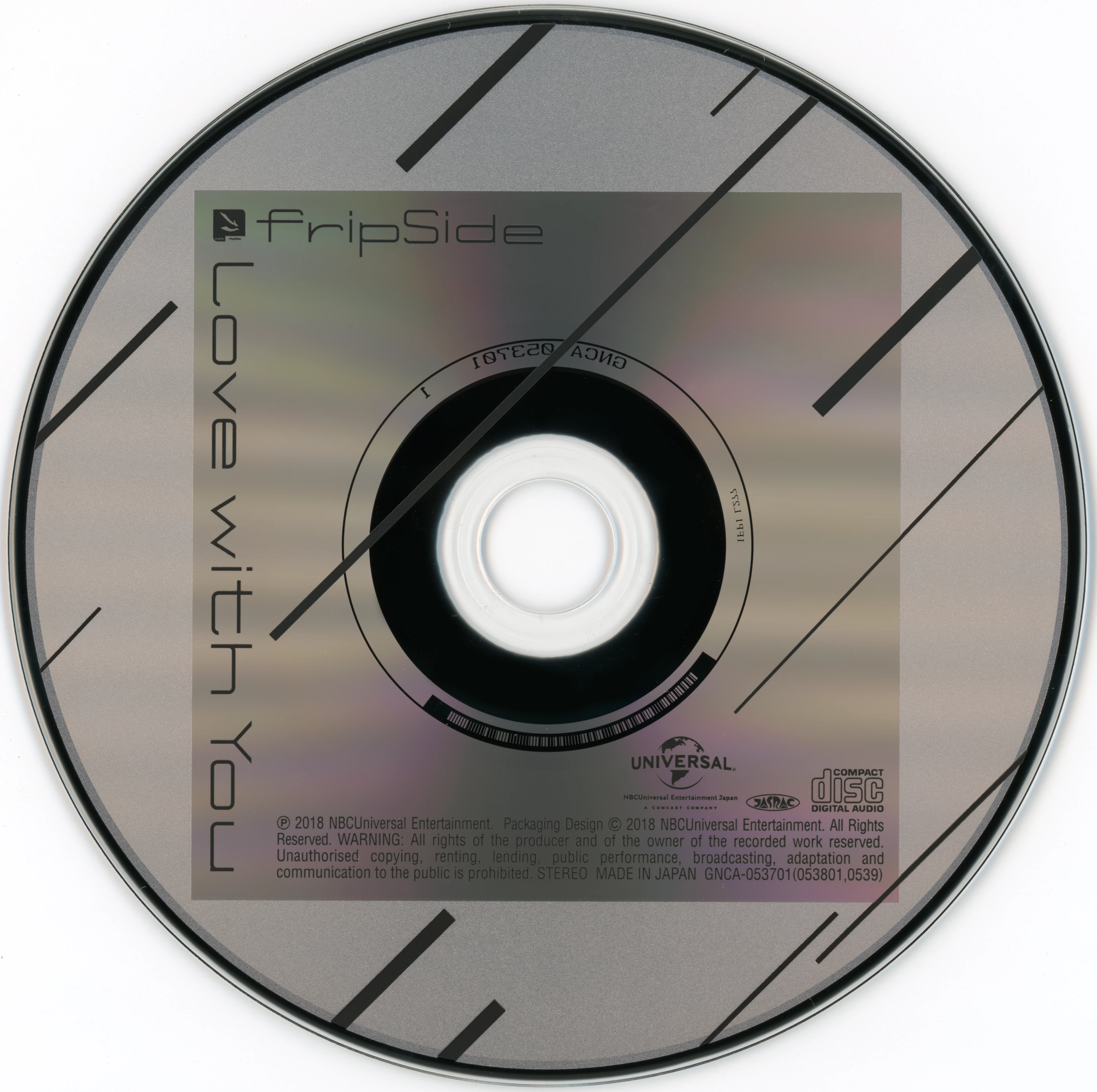 CDs/[181107] ｢Love with You｣／fripSide (flac+webp)/Scans/06.webp