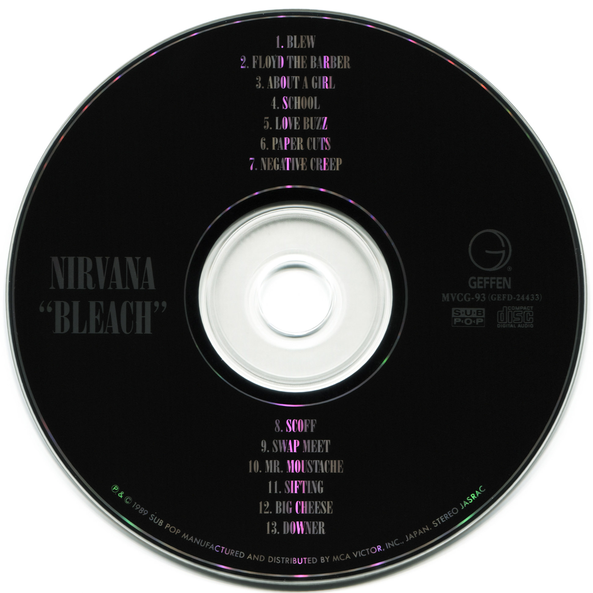 1. Main albums/1989. Bleach [1992, MVCG-93]/Artwork/CD.jpg