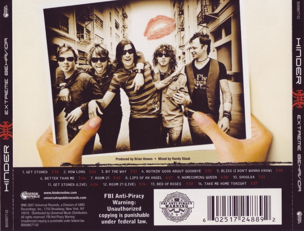 Albums/Hinder - 2005 - Extreme Behavior (Deluxe Edition)/Covers/back.jpg