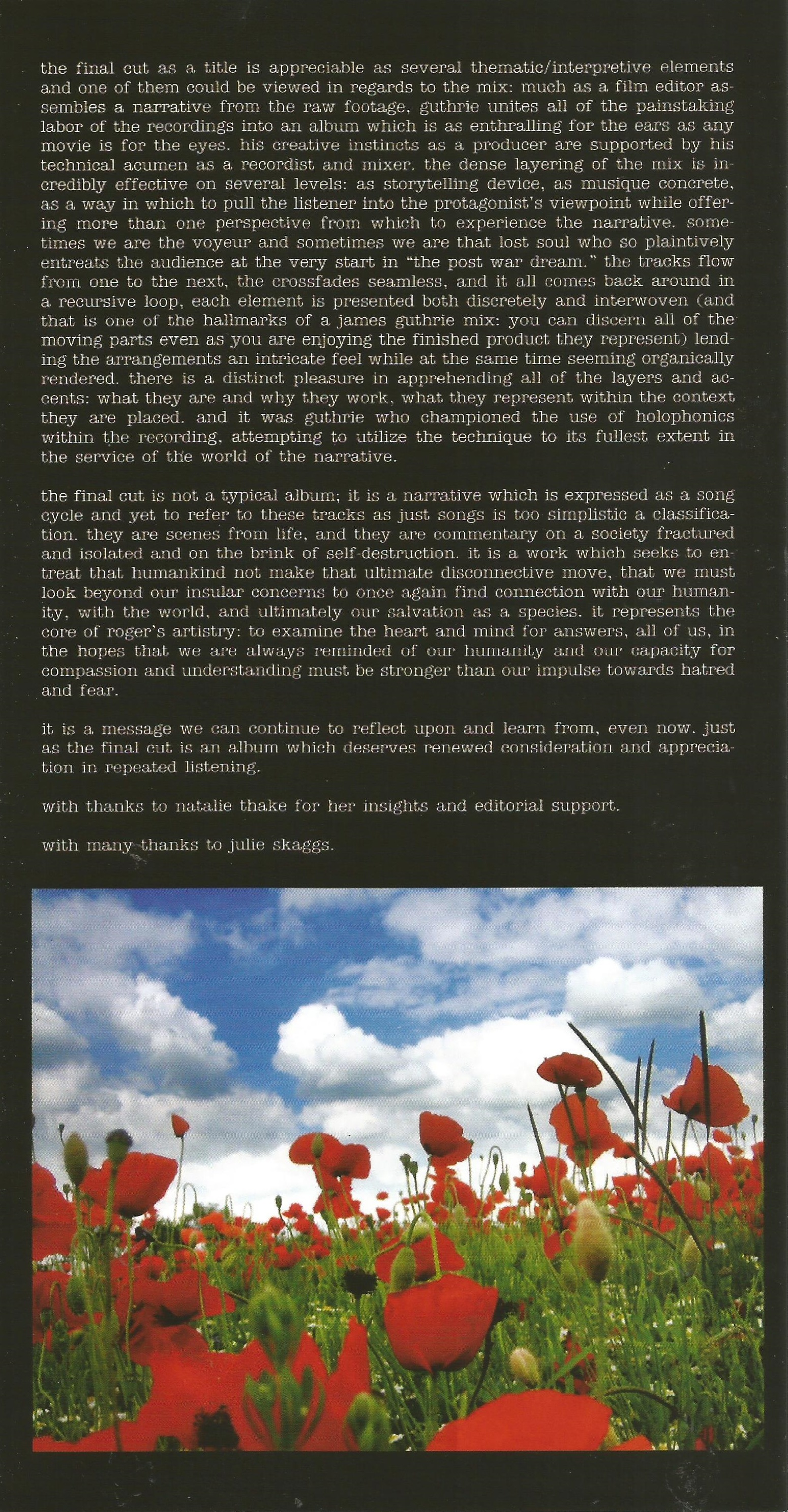 Covers/The final Cut - The High Resolution Remasters - Booklet - Page 6.jpg