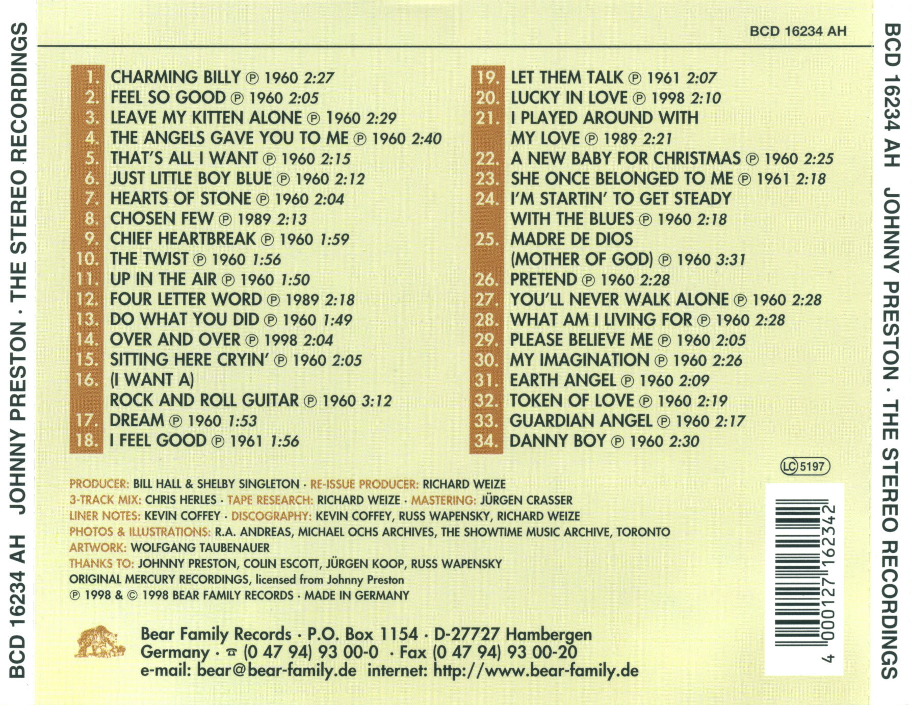 Johnny Preston - The Stereo Recordings - Back.jpg
