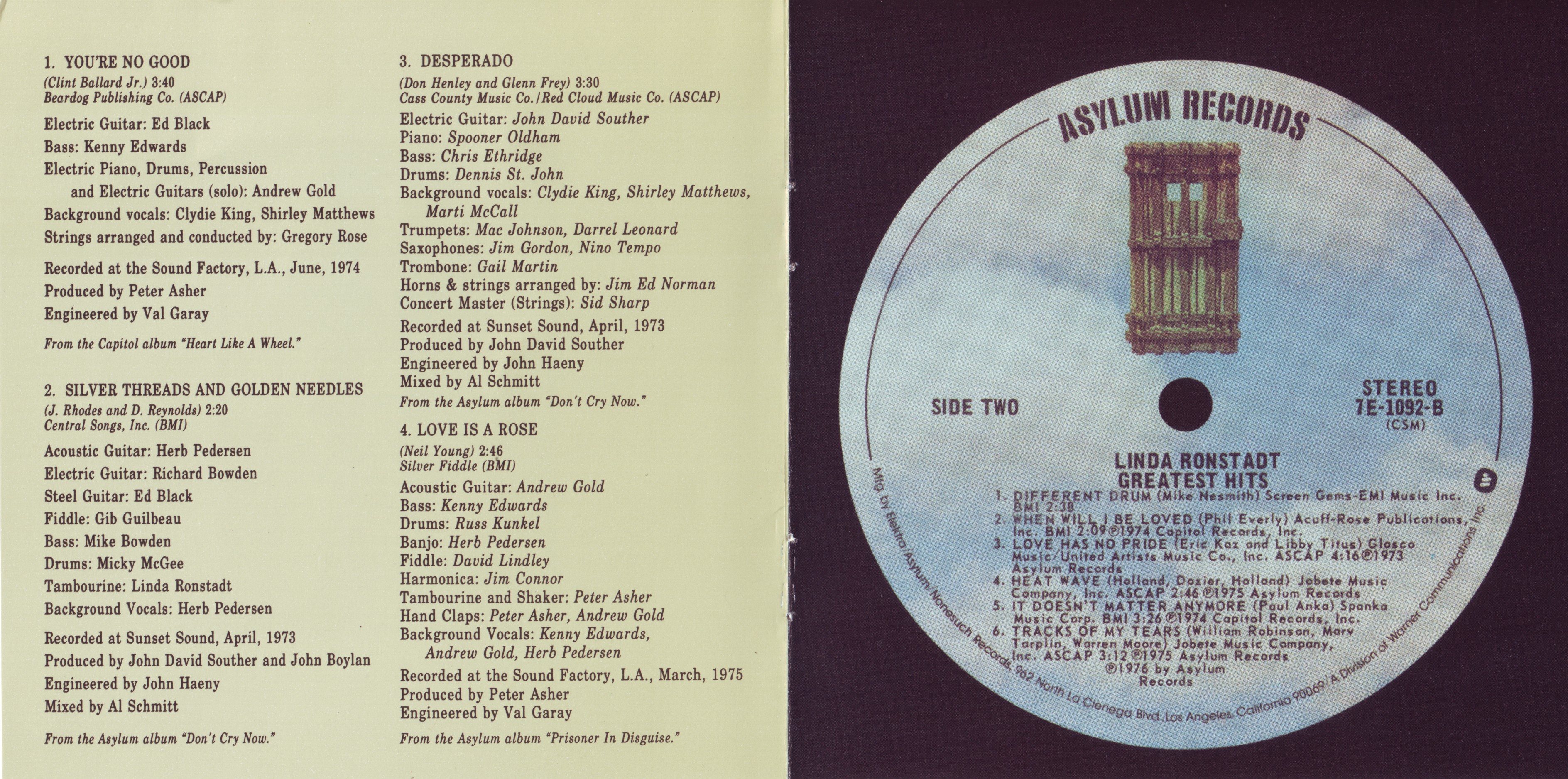 Linda Ronstadt - Greatest Hits [1993 DCC Gold]/Covers/3.jpg